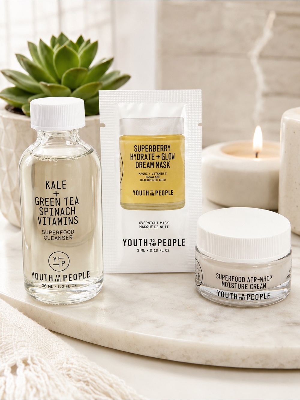 Youth To The People 3-Piece Skincare Travel Set
